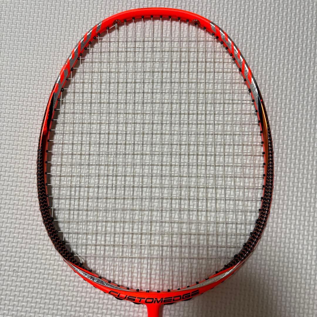 ゴーセン　CUSTOMEDGE バドミントンラケット オレンジ　4Ｕ５