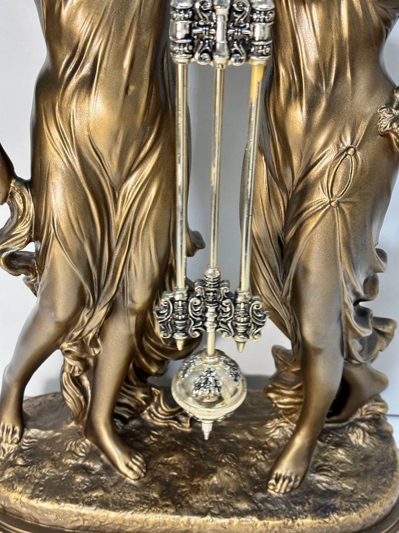 #CITIZEN 「麗容の女神」振り子置時計　アンティーク調　時計動作確認済み