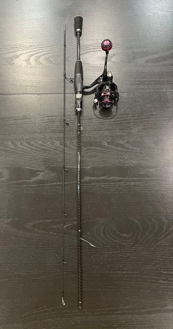釣りセット2ピーススピニングロッド198cm&1000番リール・ライン100m付