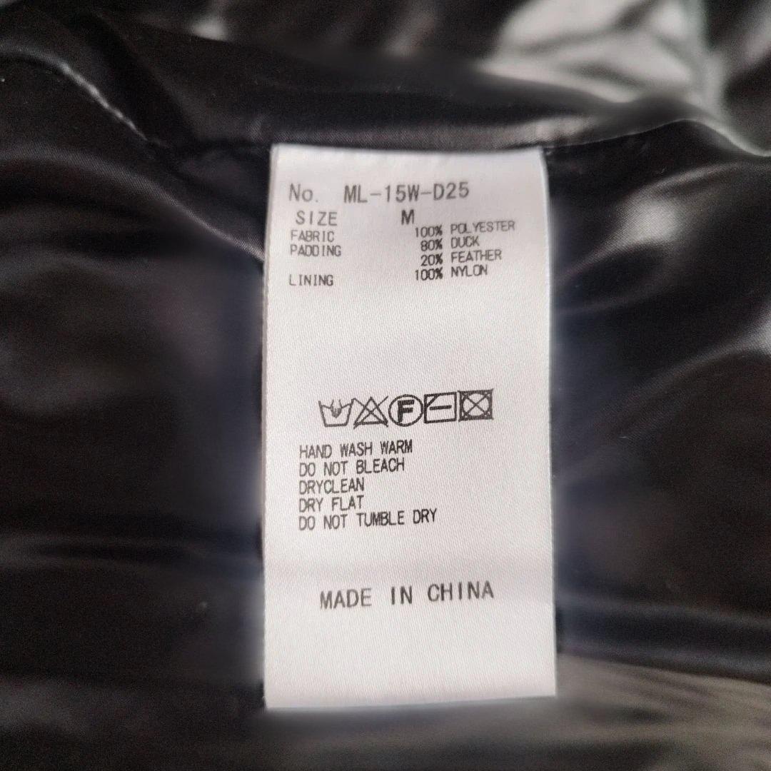 美品✨マークアンドロナ ダウンベスト スカル 迷彩 ブラック M