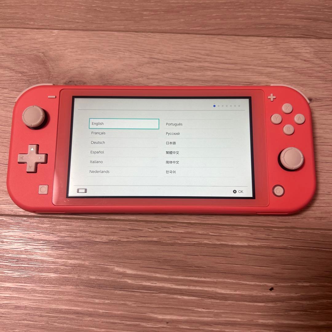 Nintendo Switch Lite ピンク 本体と充電器