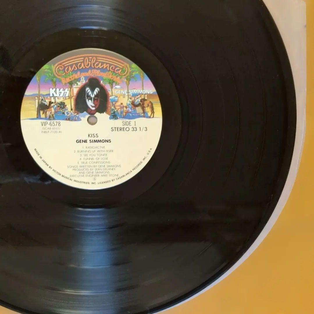 キッス／ジーン・シモンズ【ポスター付き】レコード