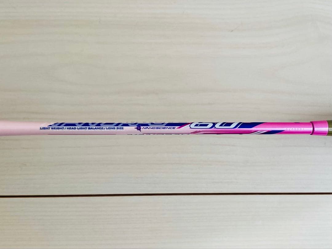 YONEX NANORAY 60 バドミントンラケット グリップ、ケース2種付き