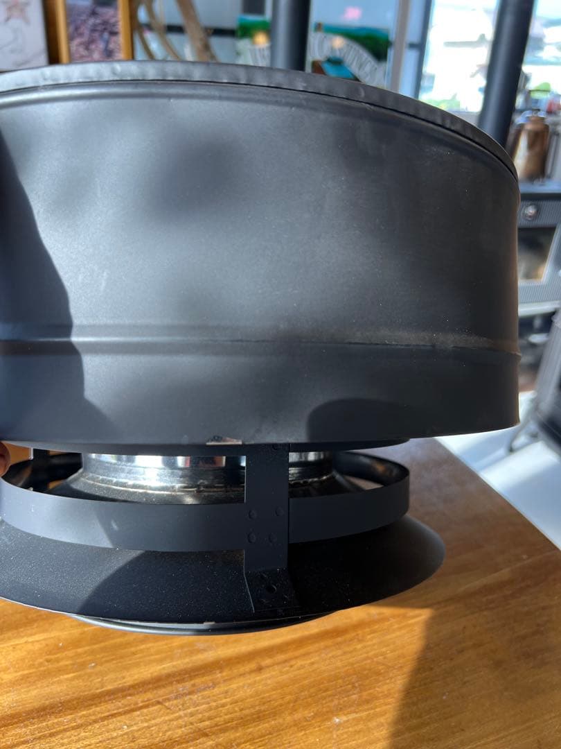 φ150 2重煙突用　防鳥網付き丸トップ