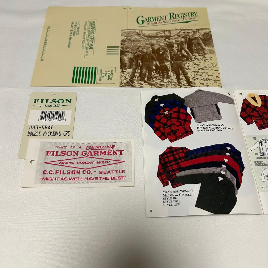 超希少！[新品未使用]フィルソンFILSON ダブルマッキノークルーザー