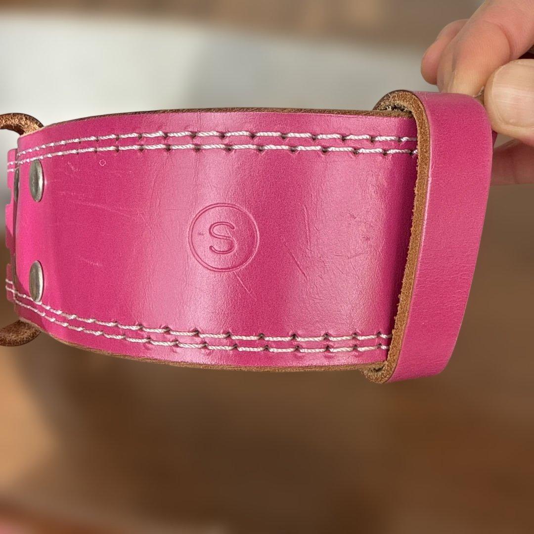 さち GOLD'S GYMトレーニングベルト