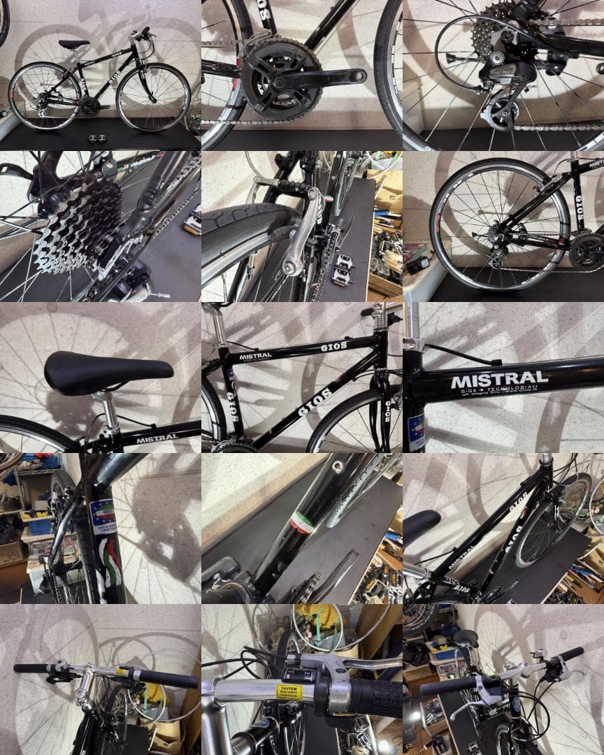 GIOS MISTRAL ジオス　クロスバイク　ブラック