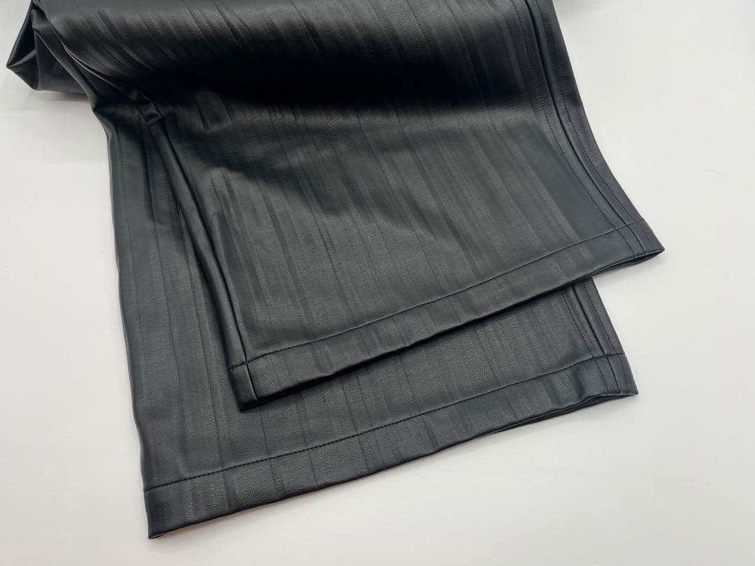 ⭐️最終お値下げ⭐️ ZARA プリーツフェイクレザージャケット&パンツ セット