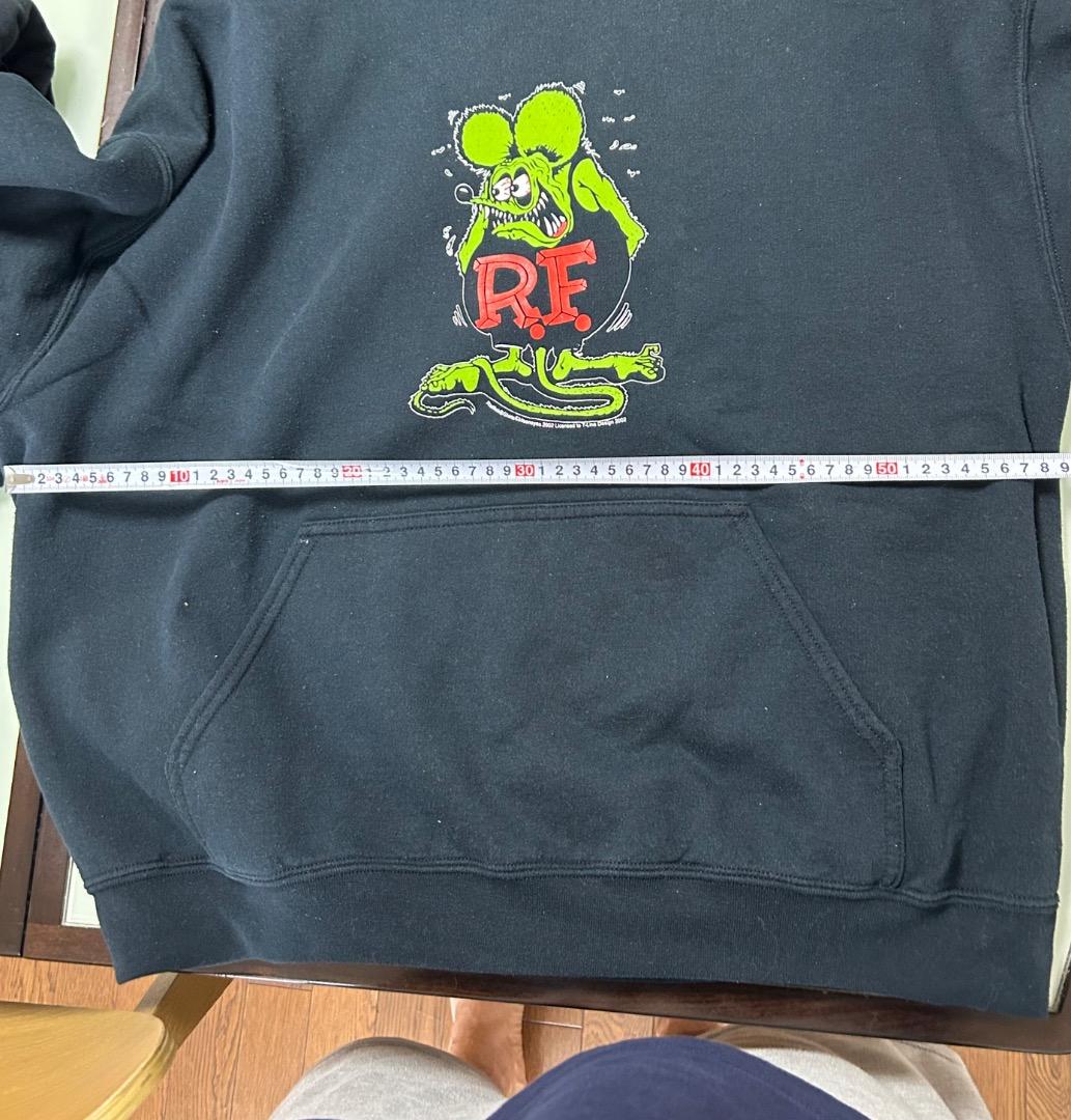 RAT FINK グラフィックプリント フーディー