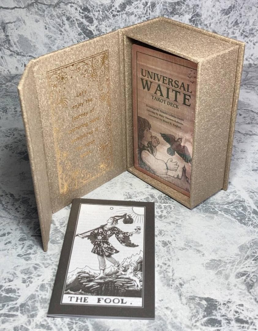 「ユニバーサル・ウェイト・タロット　ピンク・ゴールド仕様 ※海外製」