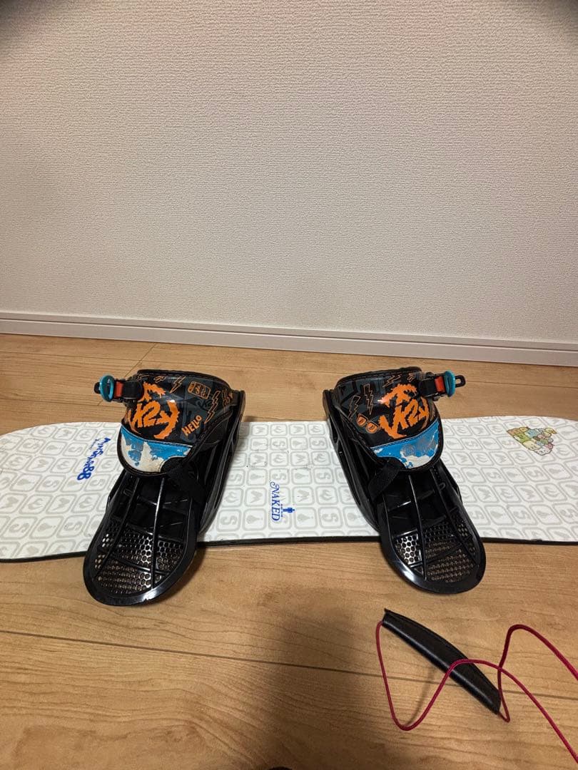 NAKED88cm.K2ビンディング 子ども用スノーボード ブーツ18cmセット