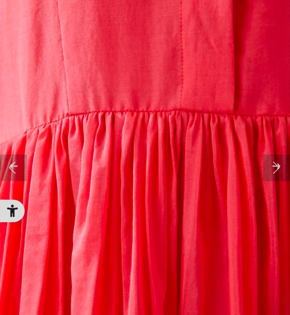 【サイズ:36】シルクローンギャザーワンピース