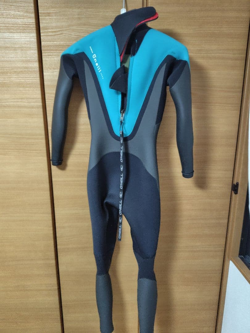 O'Neill セミドライ　サーフィン　ウェットスーツ グレー/ターコイズ