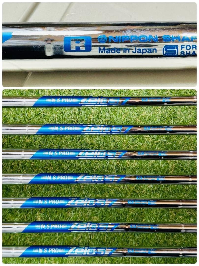 【良品】初級者 ピン G710 オレンジドット メンズアイアンセット 7本 R