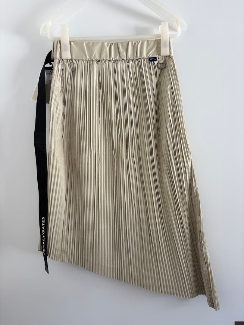 PEARLY GATES プリーツスカート アシンメトリー 0サイズ 日本製　S