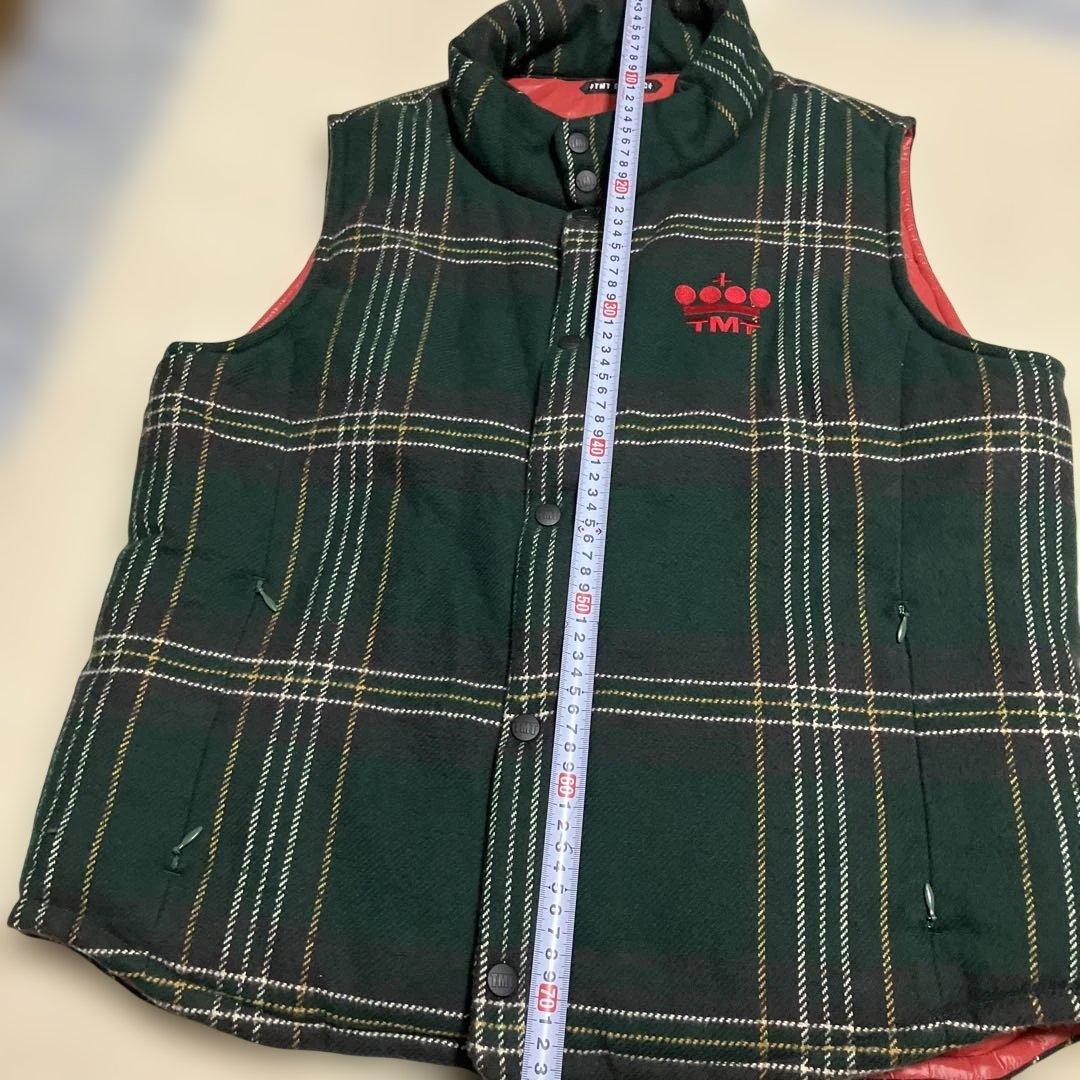 T.M.T クラッシック　ダウンベスト　XL チェック　アメカジ　激レア　流行