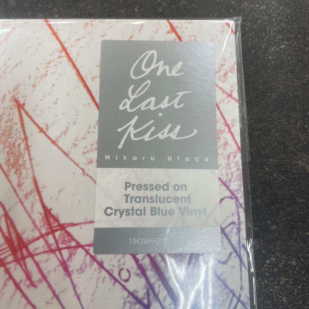 新品 宇多田ヒカル One Last Kiss クリスタルブルーヴァイナル仕様