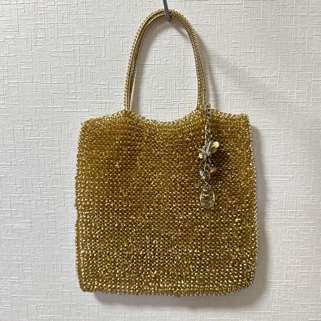 【チャーム付✨】 ANTEPRIMA ワイヤーバック トートバッグ ゴールド 金