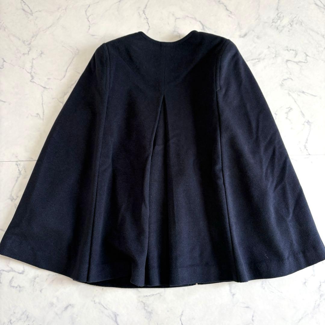 美品 アルアバイルevalorenコラボ カシミヤウール ポンチョコート