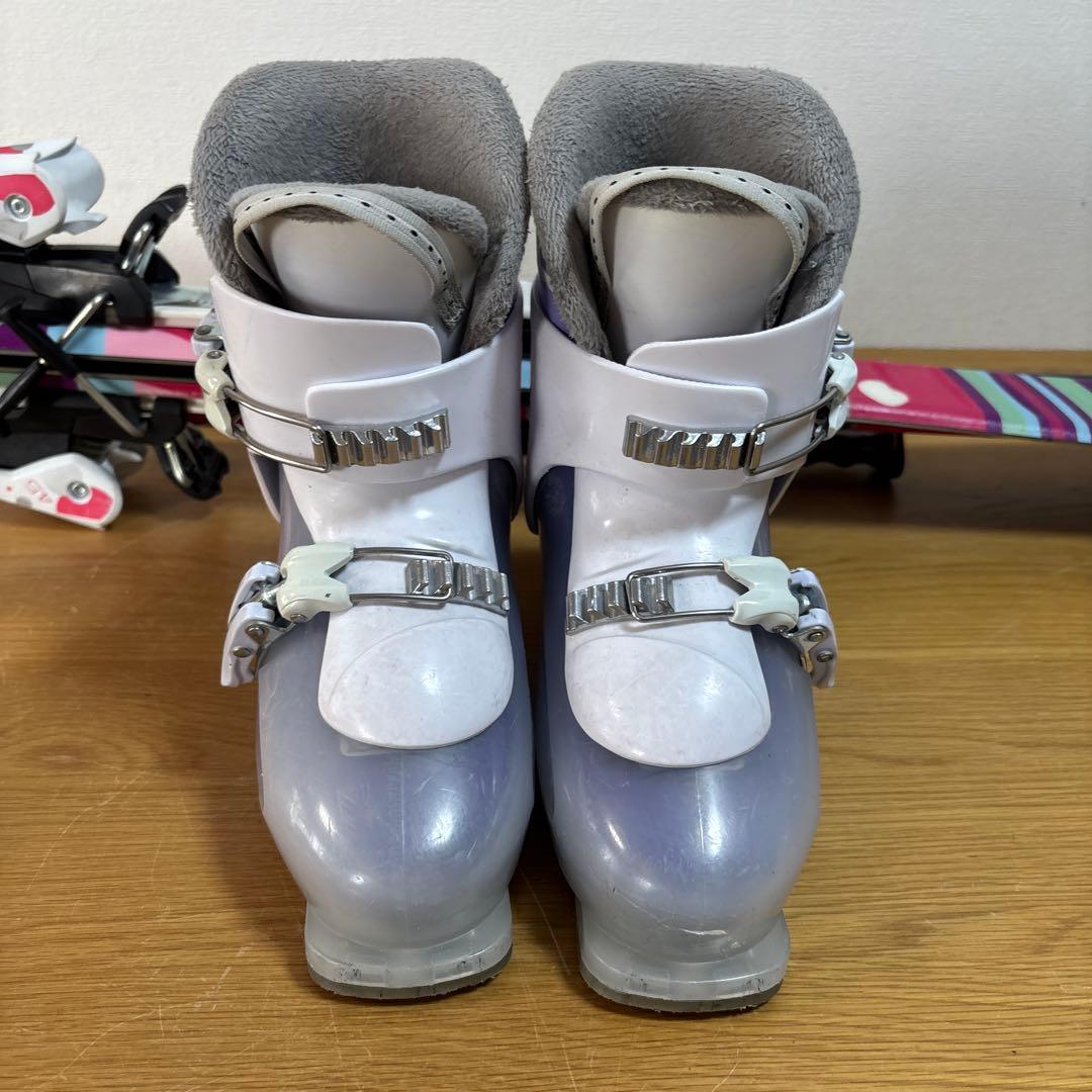 ジュニアストック付スキーセット　elan110cm head 22-22.5cm