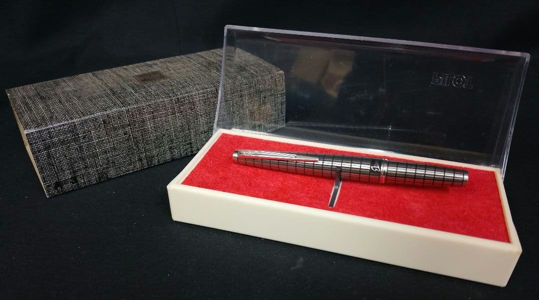 PILOT パイロット Elite エリート 万年筆 格子柄 18K F