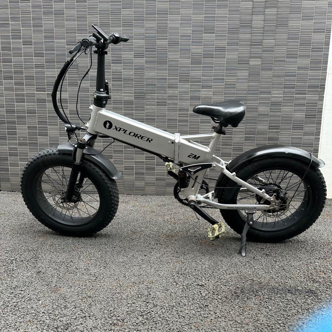 XPLORER EM 電動アシスト自転車 シルバー　トルクセンサー不良ジャンク