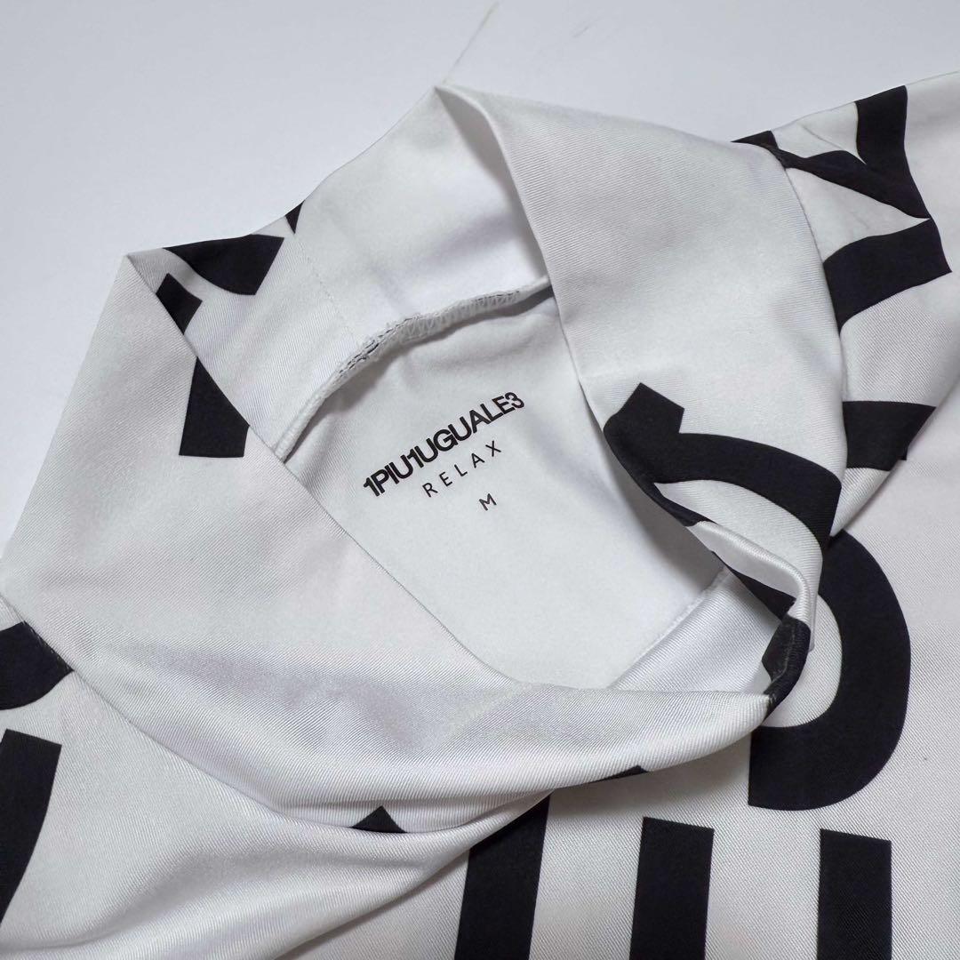 【1PIU1UGUALE3】総柄ロゴ 半袖 Tシャツ ウェア ゴルフ RELAX