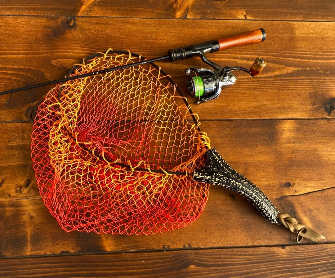 トラウトロッド　S502UL 渓流釣り　スピニングロッド　ウッドグリップ　5ft