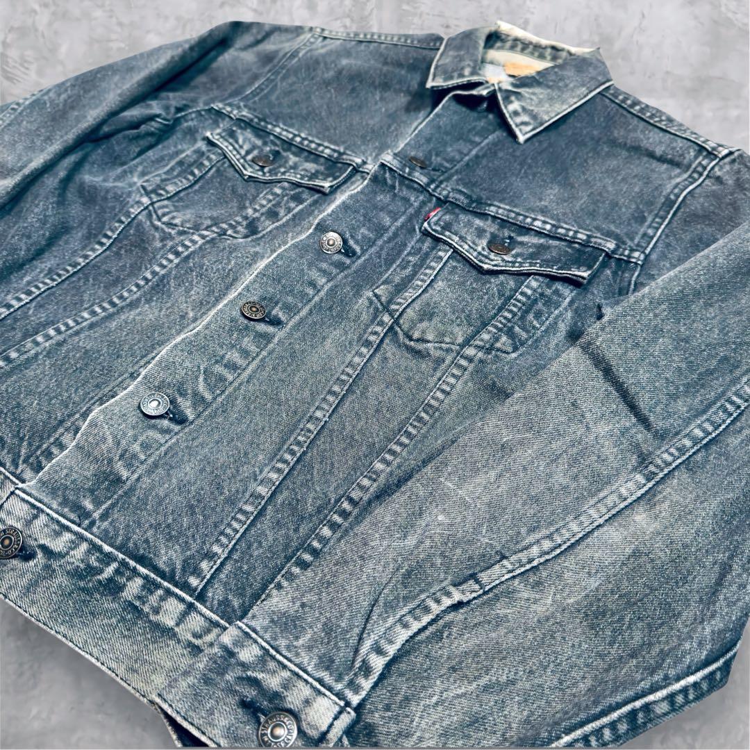 90s Levis 先染め ブラック デニムジャケット 75505-0259