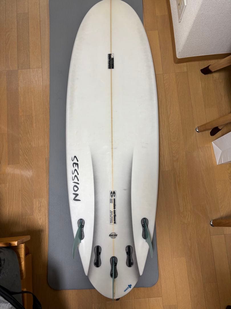 サーフィン・ボディボード SESSION BEVY HOPPER CLEAR 5.11 35.3L