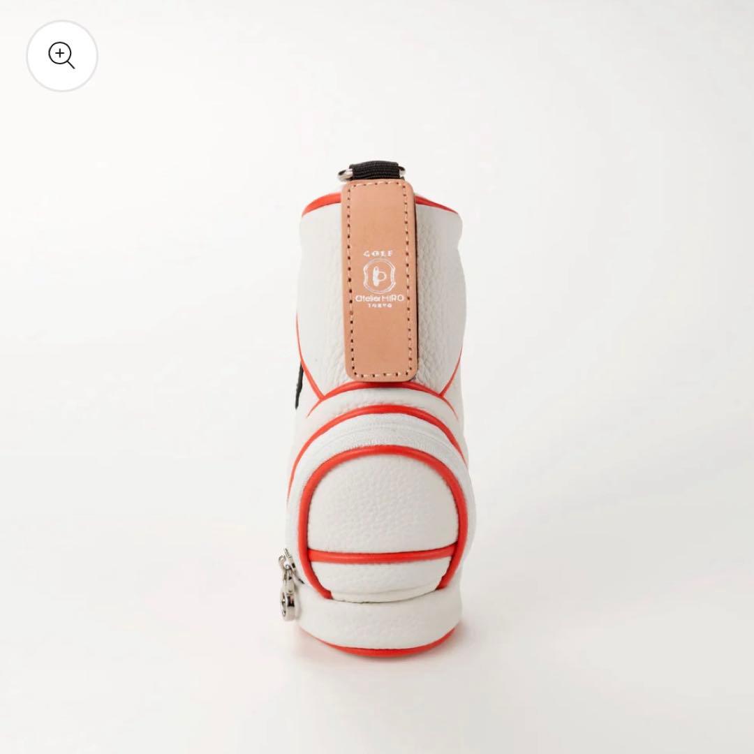 新品Atelie HIRO/アトリエ ヒロ本革ゴルフボールケース¥14,850