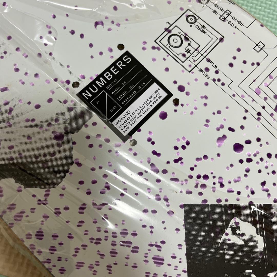 スケートボード　デッキ　numbers edition 8.4インチ