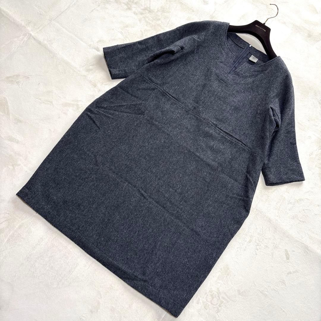 BASCO nest バスコネスト ワンピース コクーン グレー ナチュラル