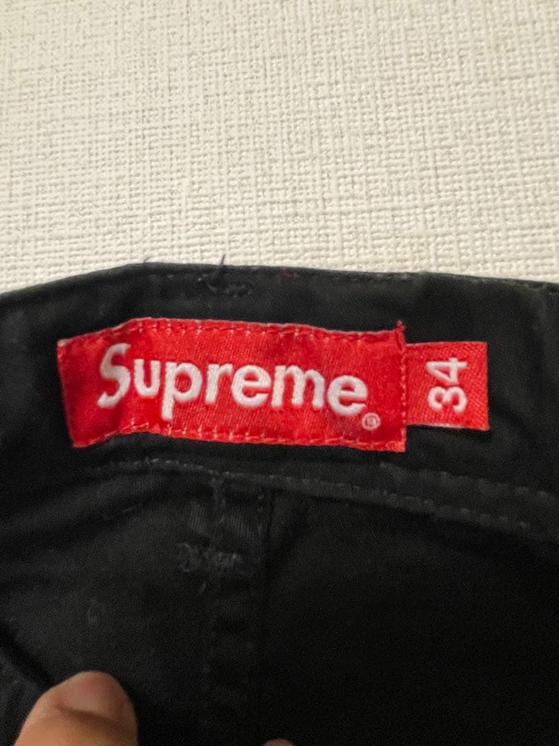 Supreme シュプリーム カーゴパンツ ブラック サイズ34
