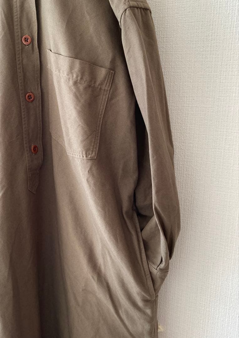 MHL. マーガレットハウエル バンドカラーシャツ ワンピース