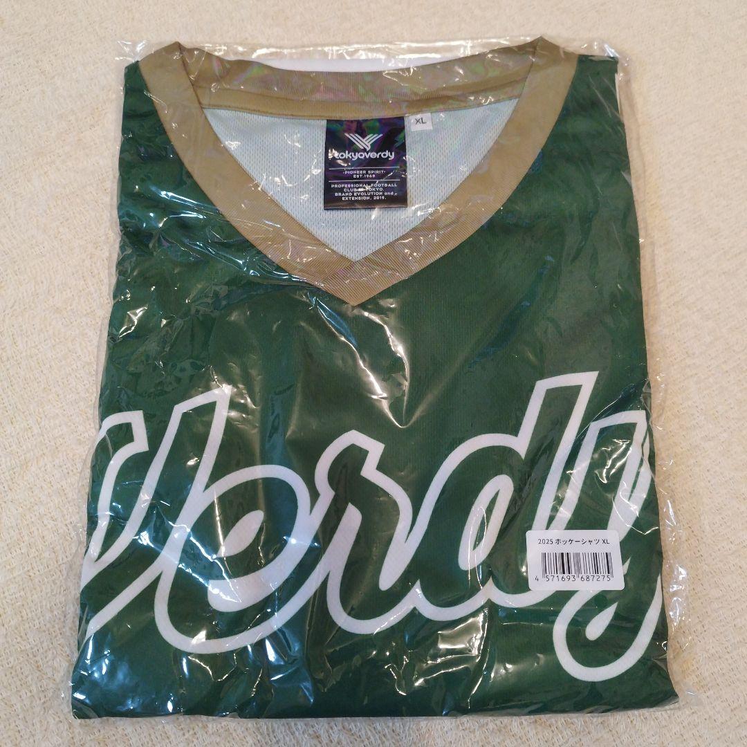オバっペ 新品未使用 東京ヴェルディ ホッケーシャツ XL Verdy