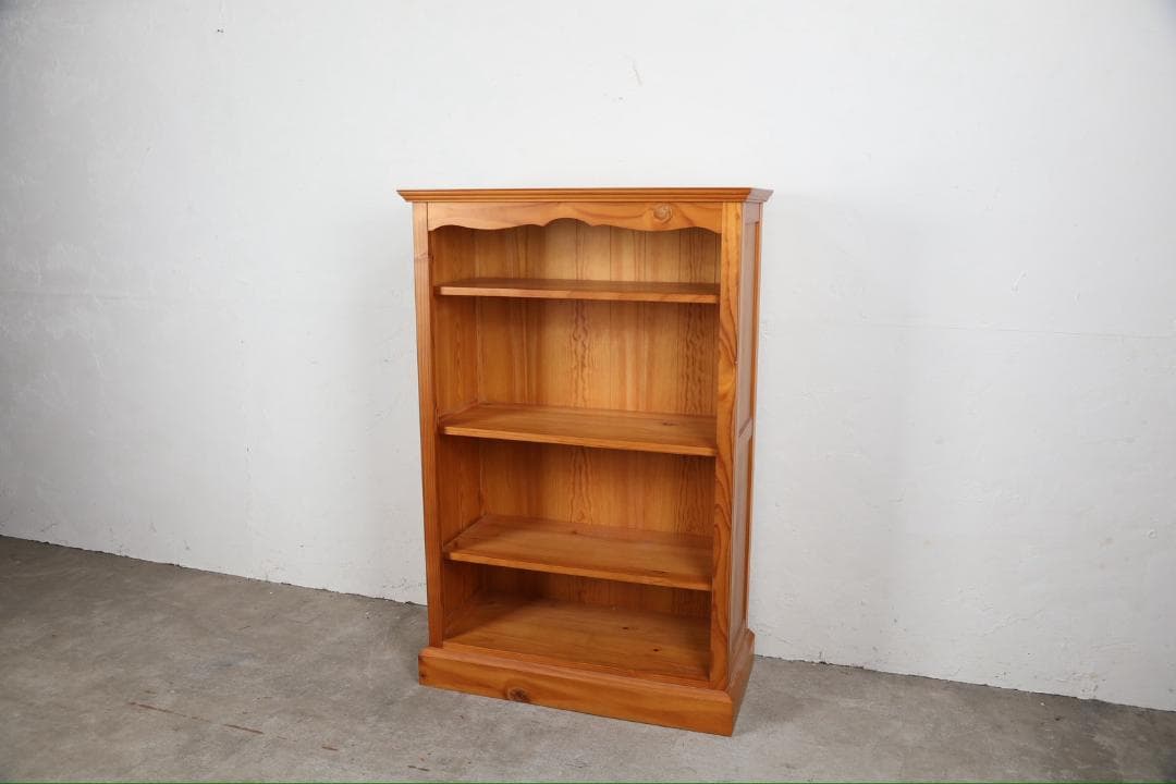 美品『カントリー家具』書棚 本棚 オープンシェルフ シェルフ 飾棚RWboo11