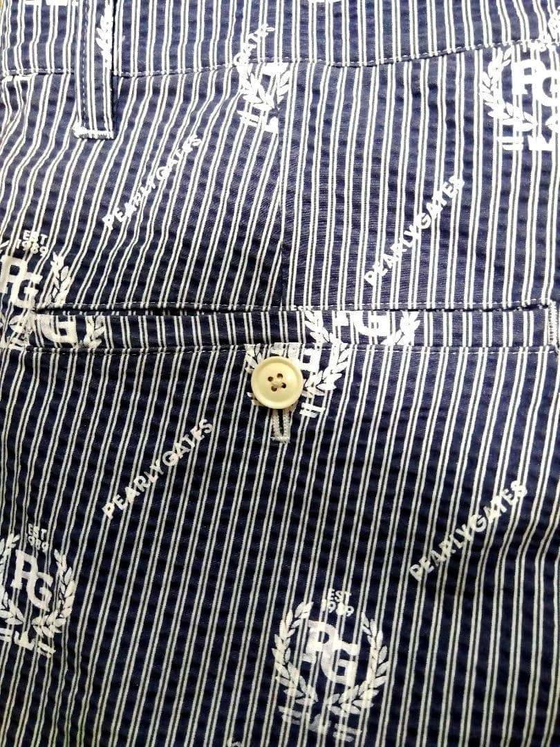 美品✨PEARLY GATESストライプ柄 ゴルフパンツ メンズ