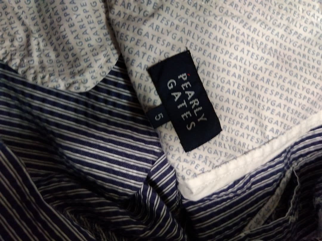 美品✨PEARLY GATESストライプ柄 ゴルフパンツ メンズ