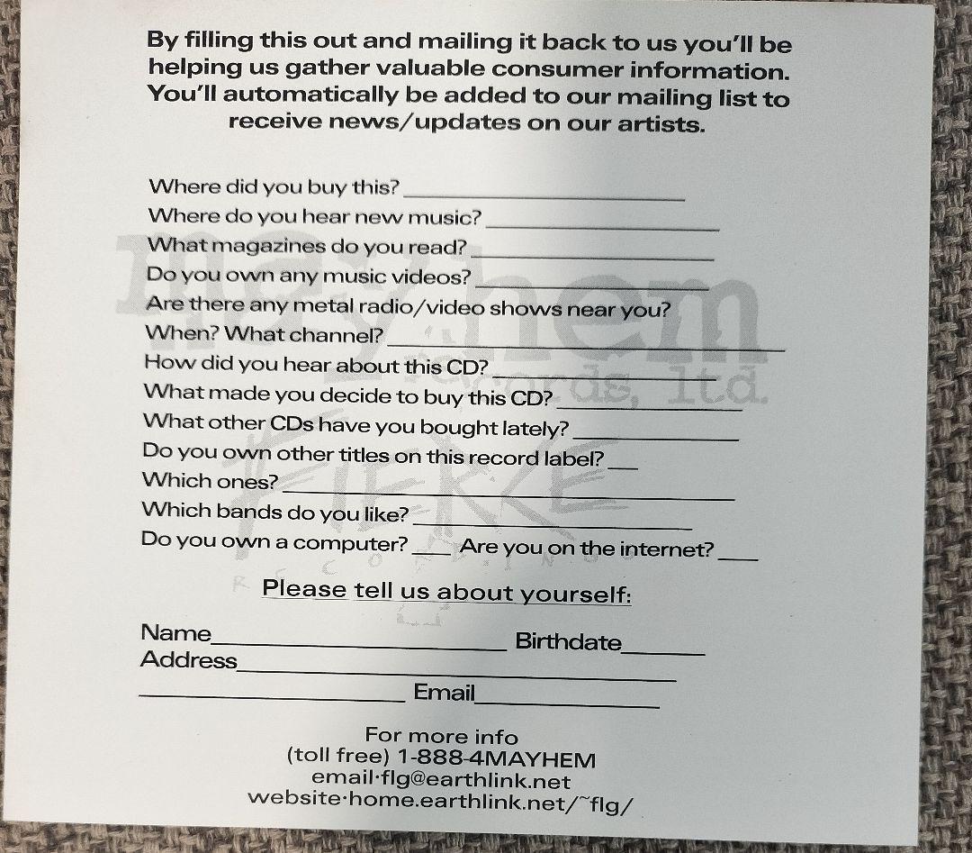 Enuff Z'Nuff 帯付含4枚セット