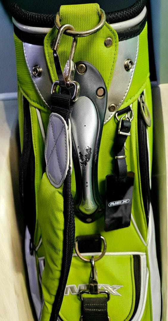 送料無料/超美品超お買得NEXGEN ゴルフバッグ ライムグリーン