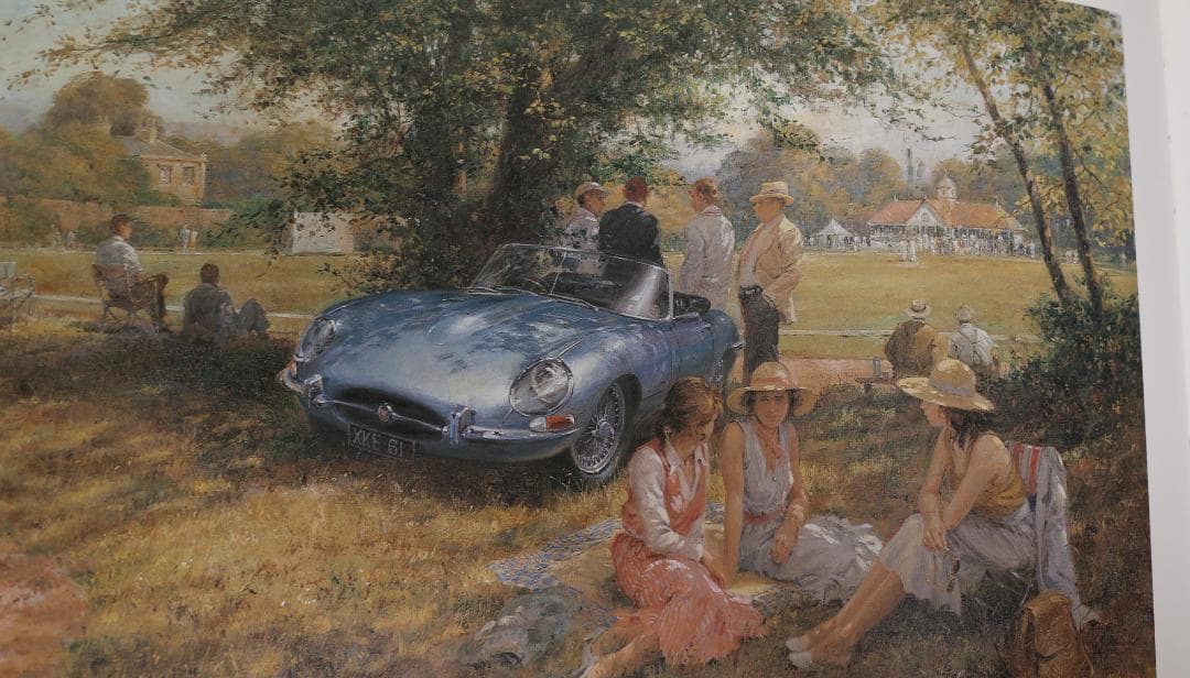 『洋書』 クラシックカー絵画集　アラン・フィンレー作品集（英語版）中古本