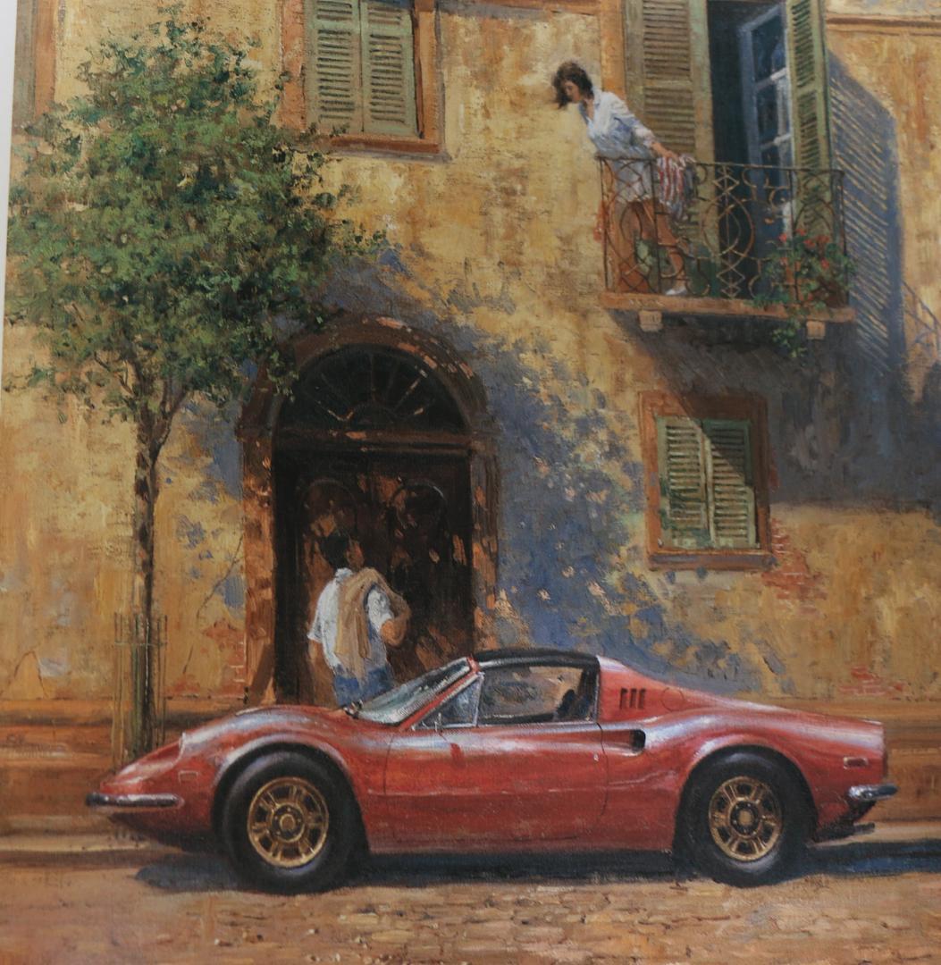 『洋書』 クラシックカー絵画集　アラン・フィンレー作品集（英語版）中古本