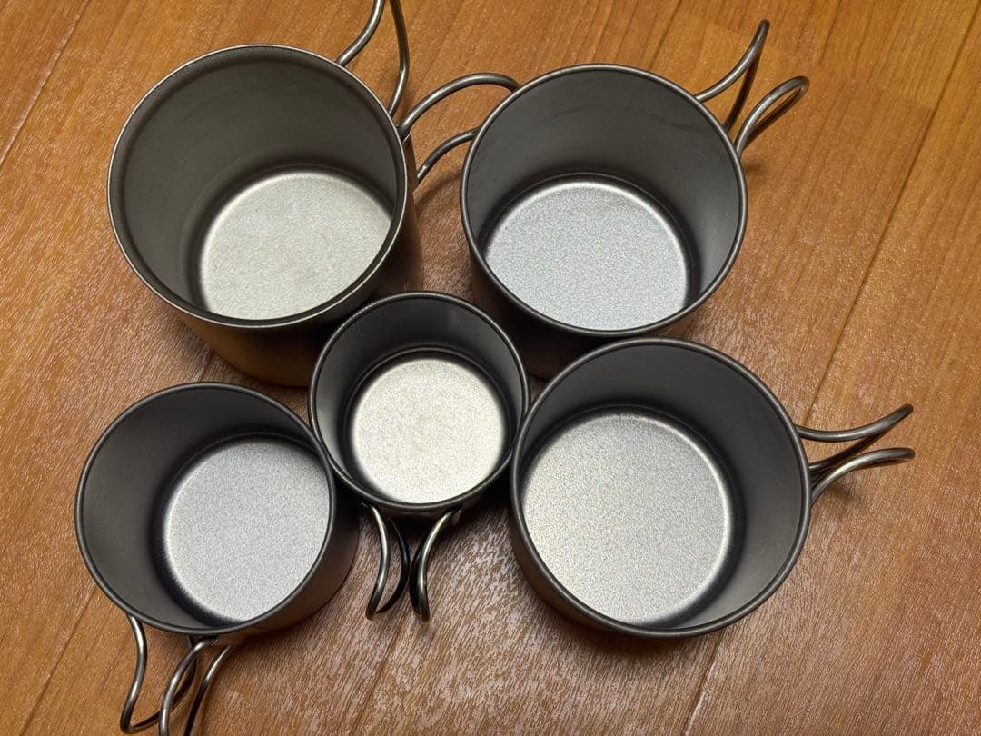 スノーピーク　雪峰マグ マナイタセット チタンマグ ワッパー 等 調理器具セット