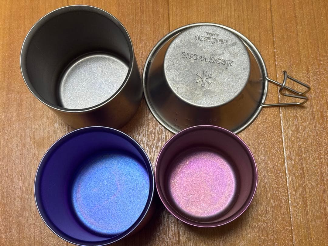 スノーピーク　雪峰マグ マナイタセット チタンマグ ワッパー 等 調理器具セット