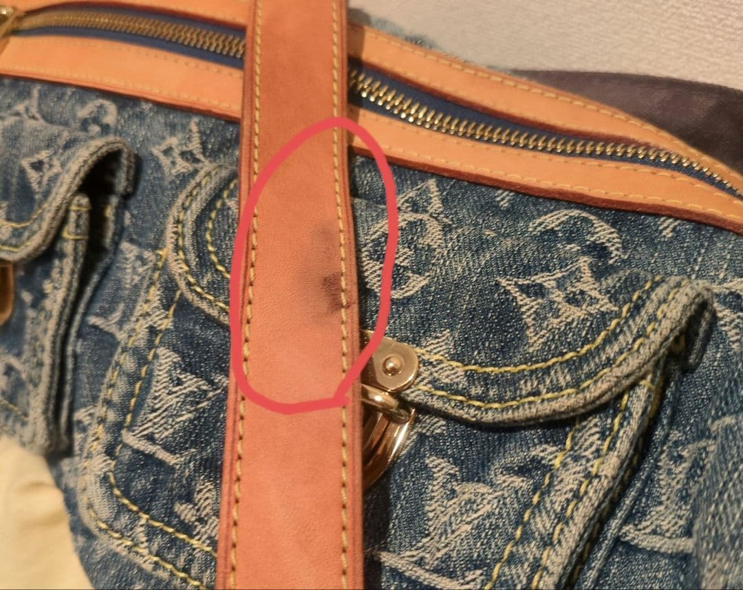 LOUIS VUITTON デニムバッグ　バギーPM