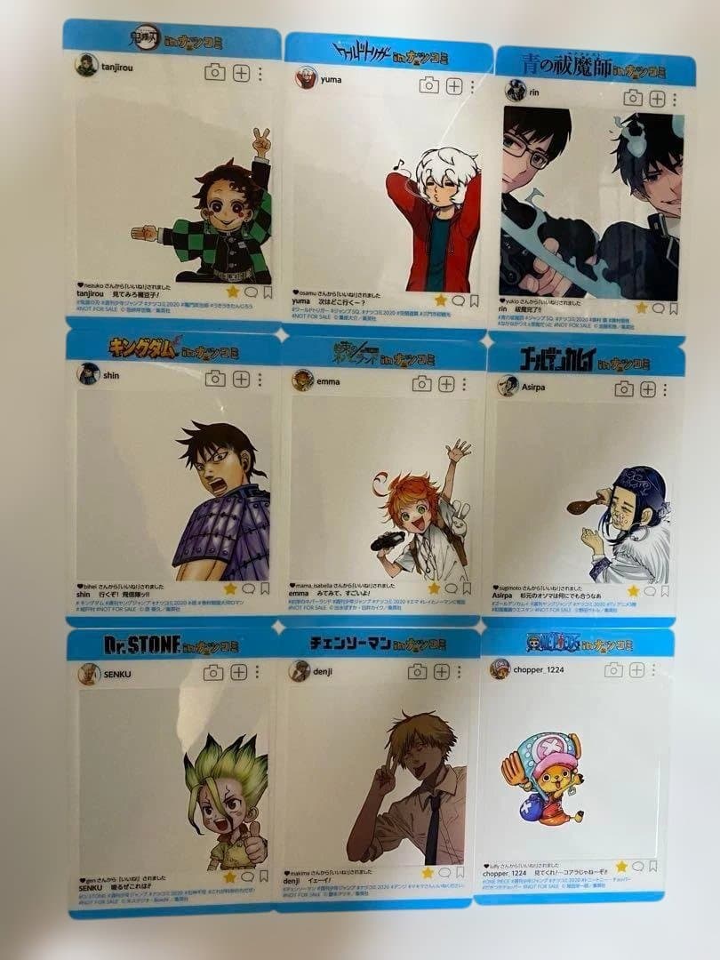 【鬼滅の刃18点 おまけ9点セット】トートバッグ ポストカード