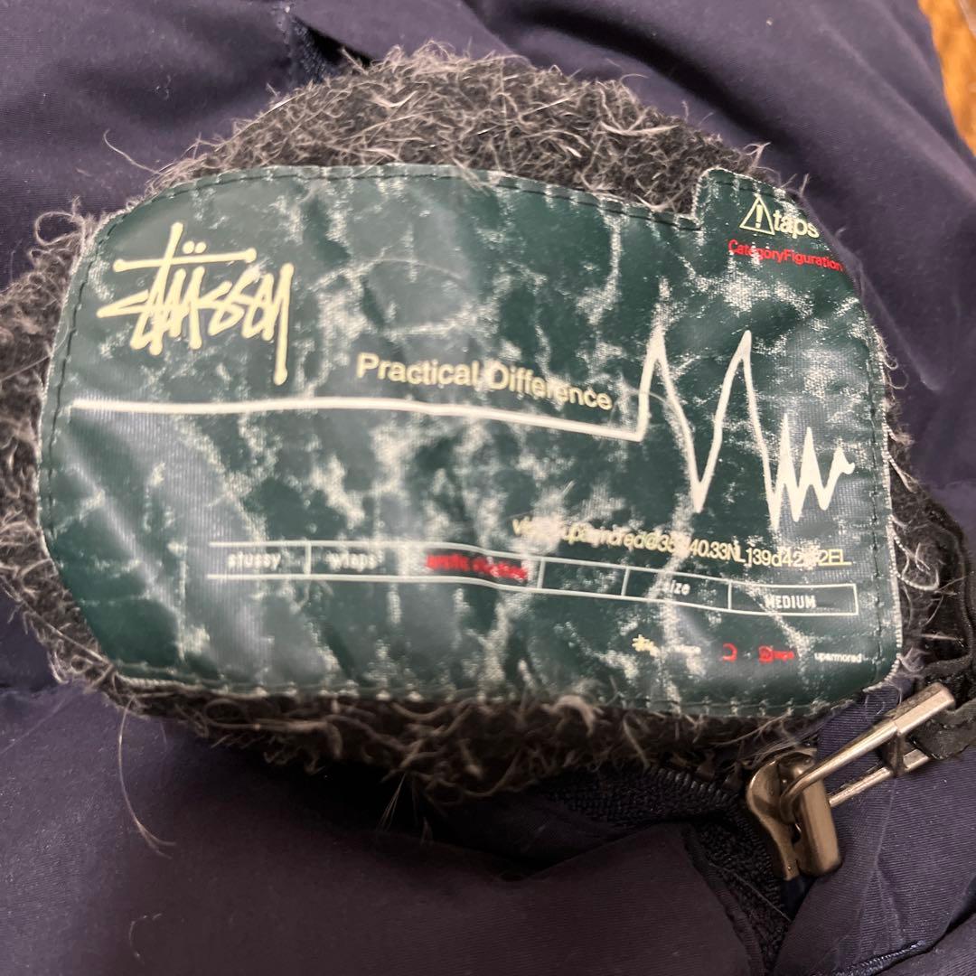 old STUSSY WTAPS リバーシブル フィッシング ダウン ベスト