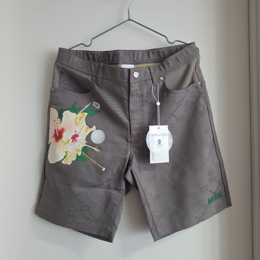 MARK&LONA マークアンドロナ 48 ショート パンツ グレー？ベージュ？