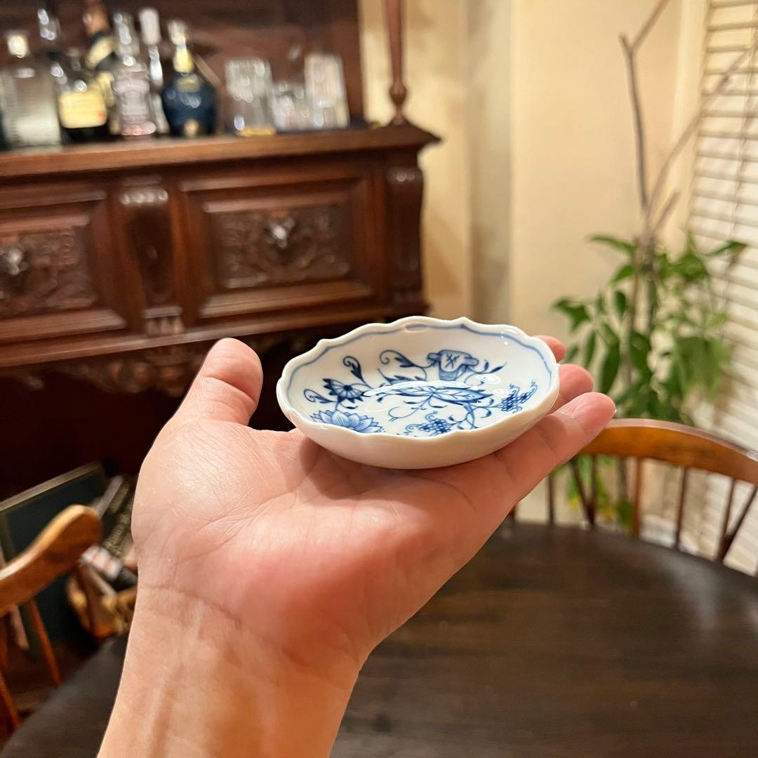 新品　マイセン　ブルーオニオン　バタープレート　２枚